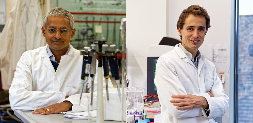 Shankar Balasubramanian (left) and Piettro Sormanni.